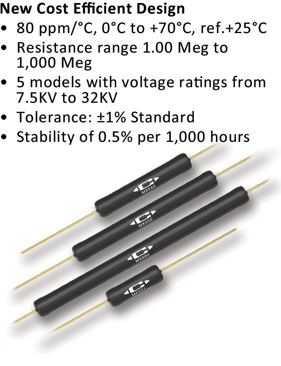 MX500 Series Resistors