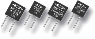 Type MK, Compact Radial-Lead Precision Power
            Film Resistors