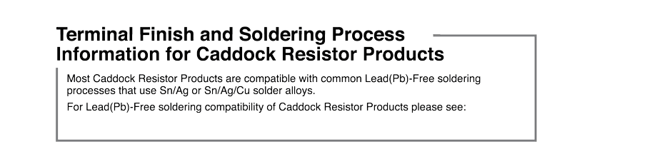 lead free soldering compatibility